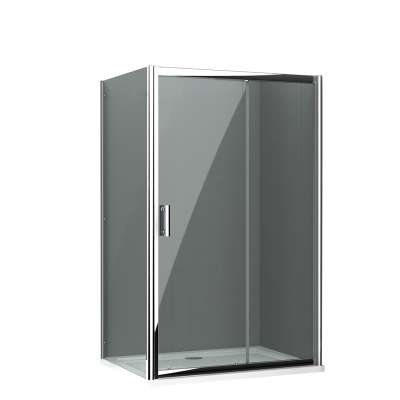 European Modern Shower Cubicle Simple Indoor Shower Room with 6mm Tempered Safety Glass