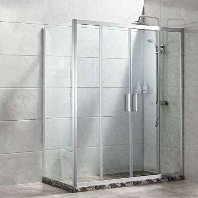 Sided Sliding Door Shower Box Sliding Shower Enclosure With Sliding Door