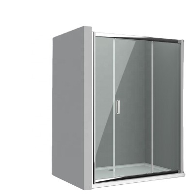 Hot Sale Bathroom Corner Straight Shower Doors Tempered Glass Door Shower Box Shower Enclosures