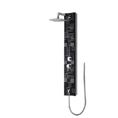 black glass shower panel supplier